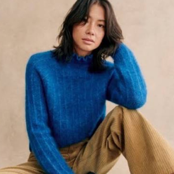 Sezane 'Loris' Jumper NWT 'Blue Flash' **Limited** - Picture 9 of 10